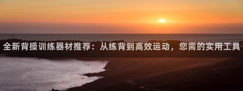 意昂4官方：全新背操训练器材推荐：从练背到高效运动，