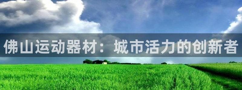 意昂4娱乐是那个系列的台子：佛山运动器材：城市活力的创新者