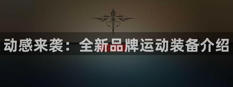 意昂4集团官网首页：动感来袭：全新品牌运动装备介绍