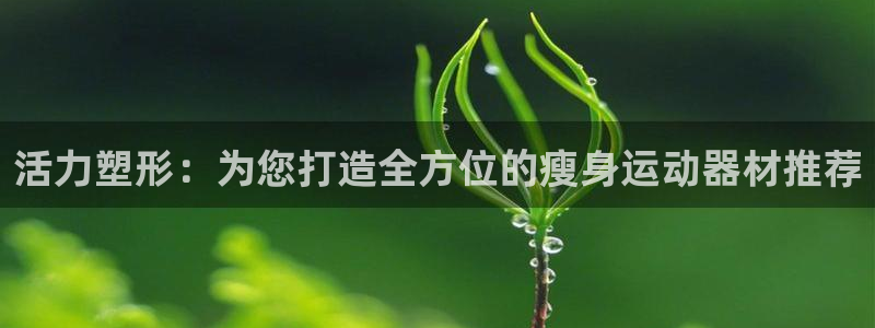 意昂4娱乐首页官网下载：活力塑形：为您打造全方位的瘦