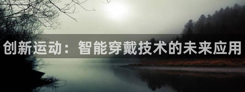 意昂4娱乐代理怎么样：创新运动：智能穿戴技术的未来应
