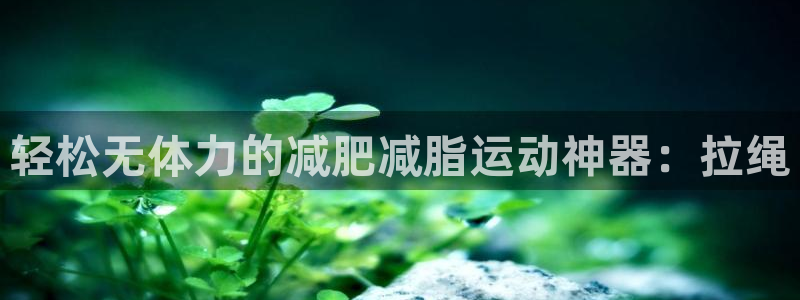 意昂4集团官网首页：轻松无体力的减肥减脂运动神器：拉