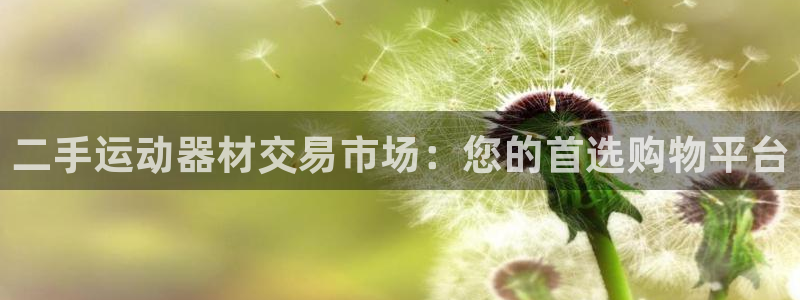意昂体育4平台注册流程视频：二手运动器材交易市场：您的首选购
